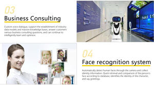 Robot de réception intelligent <span class=keywords><strong>Alpha</strong></span> AI Timo, robot serveur pour hôtels, magasins de détail, salles d'exposition, écoles - Product Image 2