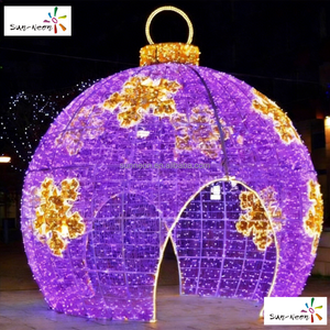 Bola LED gigante, luces de bola LED para decoraciones navideñas, decoración festiva - Product Image 4