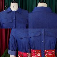 Dernière Collection : Robe de Bureau Plissée Élégante et Décontractée pour Femme, Couleur Unie, Style Africain