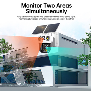 מצלמת אבטחה HiEasy 6MP עם עדשה כפולה, 4G SIM, PTZ, אלחוטית, חיצונית, AOV, ראיית לילה צבעונית מלאה 24/7, זיהוי תנועה - Product Image 4