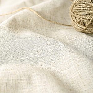 Tessuto misto cotone-lino plissettato tenda da doccia a righe <span class=keywords><strong>Beige</strong></span> Patchwork e Design ad arco <span class=keywords><strong>arredamento</strong></span> Standard per il <span class=keywords><strong>bagno</strong></span> - Product Image 4