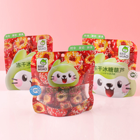 Gezonde Chinese Snacks Gevriesdroogde Rock Sugar Meidoorn Groothandel Maatwerk Rock Sugar Meidoorn Op Een Stok In Kleine Zakjes