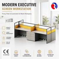 Cloison de séparation de bureau pour espace de direction d'hôtel avec panneau acoustique et un look professionnel pour les espaces de travail hôteliers