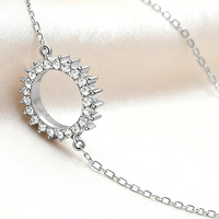 KAAN JEWELRY 925 Silber Sonnenblumen armband Weiß Zirkon Zubehör Nische Täglicher Pendel freund Geschenk Armband