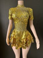 Robe mini moulante verte à sequins anti-rides sexy avec col halter et dos nu à fermeture éclair pour soirée - Nouvelle collection été Novans