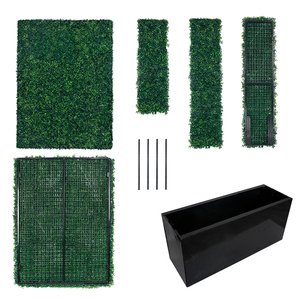 Système de décoration de jardin vertical écologique résistant aux UV personnalisé, faux système de <span class=keywords><strong>feuillage</strong></span>, mur vert artificiel avec arbustes - Product Image 2