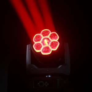 Luz Móvil de Cabeza con Zoom LED RGBW de 7x60W, Efecto Ojo de Abeja, Control DMX, Iluminación de Escenario para DJ, Discoteca, Club Nocturno, KTV, Bar, <span class=keywords><strong>Teatro</strong></span> - Product Image 2