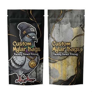 Sachets personnalisés imprimés de 3,5 g, refermables, anti-odeur, en feuille d'aluminium, pour emballage alimentaire et bonbons, directement de l'usine - Product Image 1