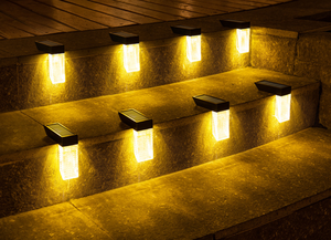 Lampe solaire murale de jardin, éclairage extérieur pour cour, clôture, étanche, lampe d'escalier, détecteur de mouvement, LED RGB/blanc, IP65 - Product Image 6