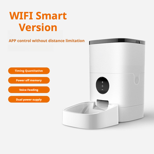 Distributeur automatique de nourriture pour chiens moyens/grands, 4L/6L, intelligent, contrôlé par application, sans déversement, sans saleté, en plastique de qualité alimentaire, surélevé - Product Image 3