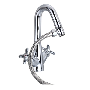 Robinet de lavabo avec douchette intégrée pour bain et douche - Product Image 2