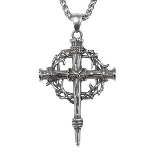 Collier pour homme en acier inoxydable yunnique, pendentif fusil, style tactique, moto, punk, bijoux tendance - Product Image 2