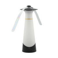 Buitenventilator tegen fruitvliegen met oplaadbare batterijen, zachte PVC, reflecterend, USB-oplaadbaar, elektrische vliegenverjager voor tafels