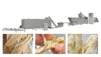 Machine extrudeuse à double vis pour morceaux de soja texturés, fabricant de gâteau de soja et de protéines de soja pour les lignes de transformation alimentaire