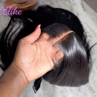 Peluca de Cabello Humano Liso Natural Vietnamita al por Mayor, Proveedor de Cabello Humano, Peluca Frontal de Encaje HD 13x4 Pre-Pluck, Peluca de Cabello Natural para Mujeres Negras