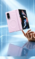 Étui pour téléphone Samsung Z Fold8, nouveau, anti-traces de doigts, avec aimant intégré, en silicone liquide, double charnière, protection intégrale