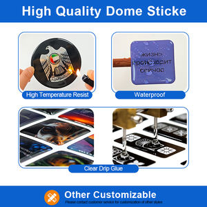 Adesivi 3D impermeabili <span class=keywords><strong>BONI</strong></span> con logo per auto o pacchi, etichette personalizzate in resina epossidica a cupola, adesivi a cupola su fogli - Product Image 3