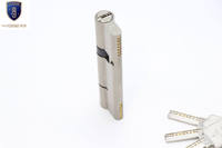 Cylindre de serrure de porte double ouverture en nickel cuivre zinc de haute qualité avec clés pour kit de serrure de porte et accessoires de quincaillerie – Vente en gros