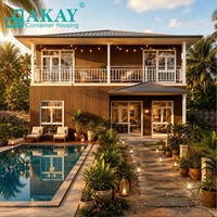 Maisons préfabriquées modulaires modernes AKAY, fabricants chinois, résistance aux tremblements de terre et au vent, maison préfabriquée mobile en conteneur