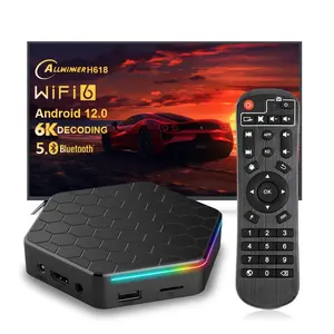 Android 12.0 tv box T95Z cộng với Allwinner h618 4GB 32GB 64GB 2.4G & 5g kép wifi6 Set-Top Box bt5.0 TV Box 6K phương tiện truyền thông Máy nghe nhạc