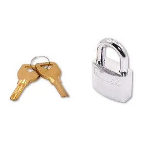 安全钥匙码组合仿古玻璃柜挂锁