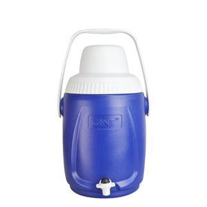 Gint 5L <span class=keywords><strong>Cool</strong></span> Summer plástico doble pared aislado coche redondo cerveza vino enfriador de agua caja jarra para acampar al aire libre - Product Image 1