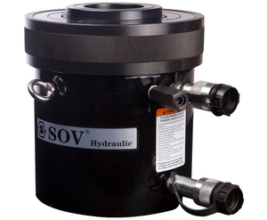 Cilindro Hidráulico de Doble Acción de 60 Toneladas con Émbolo Hueco de Acero Inoxidable - Product Image 3