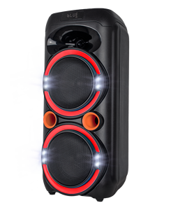<span class=keywords><strong>BARATO</strong></span> dibujos animados Tribit micrófono iluminación a prueba de agua doble 8 pulgadas móvil Focal Bt promoción activa PA FM Audio altavoz - Product Image 6