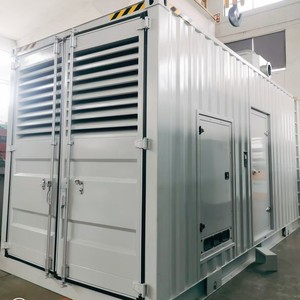 เครื่องกำเนิดไฟฟ้าดีเซลแบบตู้คอนเทนเนอร์ Ruizi รุ่น GFS1000 800-2000kVA ระบายความร้อนด้วยน้ำ พร้อมหลังคาเก็บเสียง สำหรับใช้งานในอุตสาหกรรม ได้รับใบอนุญาต รับผลิตภายใต้แบรนด์ของลูกค้า - Product Image 1