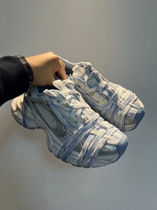 Nouvelles Baskets de Luxe 2026 pour Femme, en Maille, à Lacets, Tendance Automne, Chaussures de Marche Chunky - Product Image 1