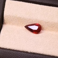 2.19Ct Natural Ruby Non Chauffé Pigeon Blood Precious Gem Jewelry avec GRS Certificate Pear Cut Loose Gemstone du Mozambique