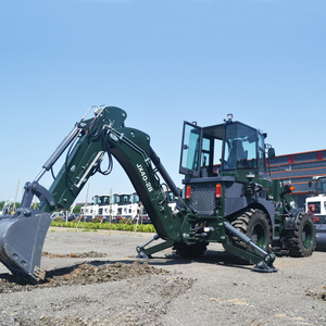 CHEEP Bagger lader Fabrik Direkt zum Verkauf Diesel Mini Bagger lader Trade 4x4 Mit Bagger lader - Product Image 6