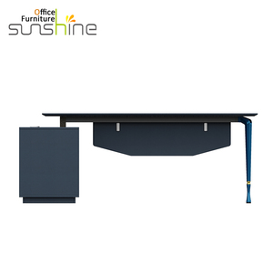 Escritorio Modular blanco moderno de alta calidad, muebles de oficina personalizados de <span class=keywords><strong>Guangzhou</strong></span>, gran oferta, escritorios de oficina modernos - Product Image 4