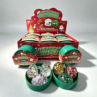 Jouet Squishy Pectine en forme de Boulette de Noël Kawaii, Anti-stress Sensoriel, Boîte Mystère, Cadeaux de Fête, Vente en Gros