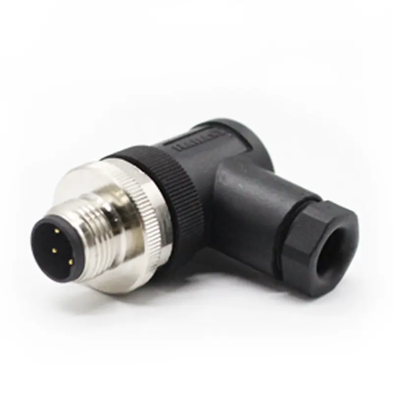 Distributeur Sensor Plastic Shell M12 3 4 5 8 Pin Mannelijke Vrouwelijke Pg7 Pg9 Plug Haakse Schroef Crimp Draad Connectoren