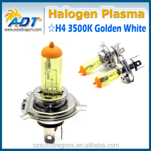 Nouvelle ampoule de phare halogène jaune H4 pour voitures 3500K, ajustement universel 12V - Product Image 6