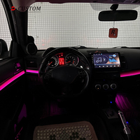 Accesorios Interiores para Mitsubishi Lancer EX con Volante a la Derecha, Iluminación Ambiental Evo, Luces Decorativas para Puertas Interiores