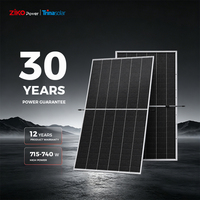 Panneau solaire bifacial double vitrage Trina N Type TOP Con Vertex N 715w 720w 725w 730w 735w 740W pour projet de système solaire