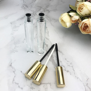 Lip Gloss Mascara Mỹ Phẩm Bao Bì Chai Thủy Tinh 10 Ml Vuông Tròn Chai Thủy Tinh Với Trang Điểm Khác Nhau <span class=keywords><strong>Applicators</strong></span> - Product Image 3