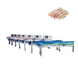 High Efficiency Seafood Fish Shrimp chicken by-products Automatic Weight Sorting Machine Poultry Meat Grading Sorter Machine
