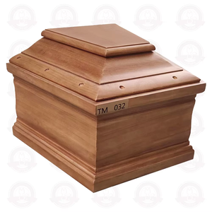 Ataúd Octagonal de Madera Maciza Estilo Europeo Personalizado, Ecológico, con Adornos Metálicos, Accesorios de Ataúd de Madera Personalizables - Product Image 3