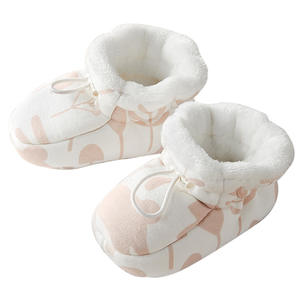 Chaussons pour bébé en coton isolés à semelle souple October Crystal, 0-12 mois, unisexe, chaussures d'hiver - Product Image 5