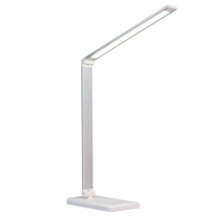 Rechargeable plug in led livre lumière tactile interrupteur contrôle table lampe de lecture pour chambre chevet bureau d'étude avec charge mobile