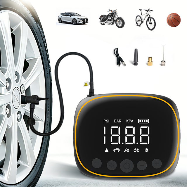 Mini Electric Car Portable Air Compressor Compresor De Aire Portatil Air Pump Car Tire Tyre Inflator Pump for Car Tires