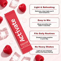 Poudre instantanée à base de plantes sans sucre, mélange d'acides aminés, 20 unités, saveur framboise, 20g de protéines, 1000UI de vitamine D3, nutrition sportive végétalienne