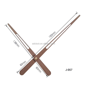 Aiguilles de pointeurs d'horloge en bois de conception originale personnalisée - Product Image 2
