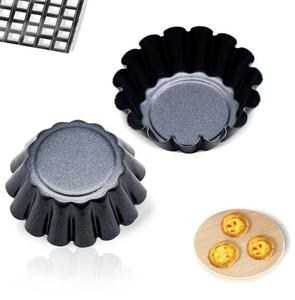 <span class=keywords><strong>Moule</strong></span> à tartelettes et mini-tartes en acier au carbone antiadhésif KT QC508 OEM, 1 pièce, design écologique et réutilisable pour cupcakes et muffins - Product Image 5