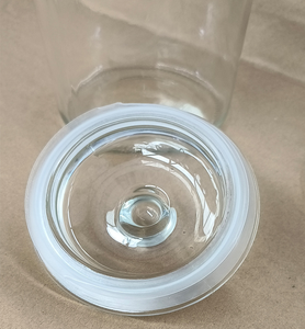 2025, venta al por mayor de fábrica, accesorios de cocina, botellas de almacenamiento, tarros de albañil con tapa, tarro de cristal transparente - Product Image 3