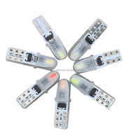 2 Piezas Bombilla LED T5 2SMD 3014 3020 para Motocicleta, Luz Indicadora de Dispersión 3D, Lámpara de Interruptor para Tablero de Instrumentos y HVAC, 12V