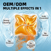 Échantillon Gratuit OEM ODM 22g Capsules de Lessive Parfumées de Luxe 8X Enzymes Nettoyantes Nettoyage en Profondeur Sans Phosphore Adoucissant Maternité Post-partum